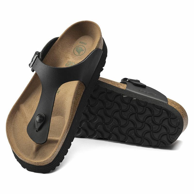 Gizeh Birkenstock Papillio Platforme Vegan Birko Flor Damske Čierne | SK 97ZUT